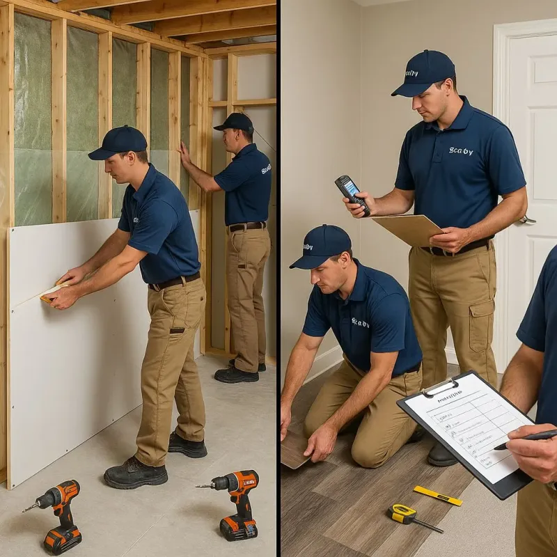 Repairs and Reconstruction process in Fitzwilliam, NH